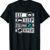 Build On Zilliqa T-Shirt Eat Sleep Zil Cryptocurrency Art