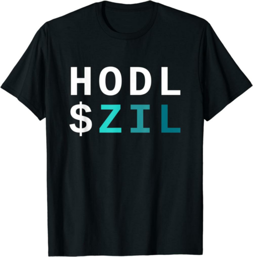 Build On Zilliqa T-Shirt Hodl Zil Hold Crypto Blockchain