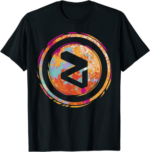 Build On Zilliqa T-Shirt Watercolor Cryptocurrency