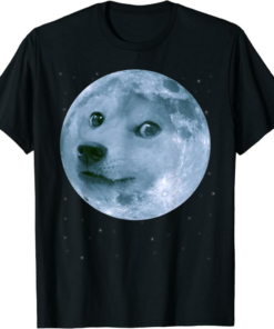Doge Universe T-Shirt To The Moon Funny Meme Crypto