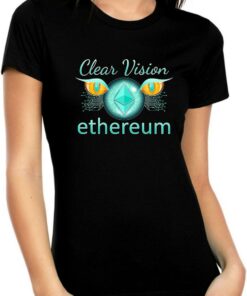 Ethereum Surface T-Shirt Crypto Clear Vision Logo