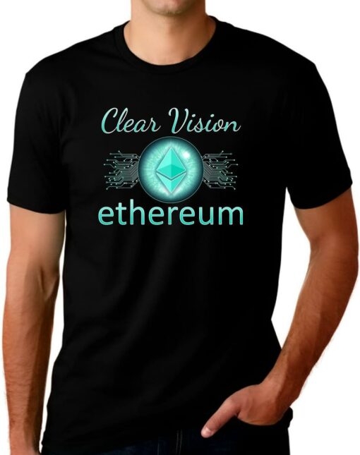 Ethereum Surface T-Shirt Crypto Eth Logo Blockchain