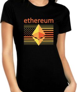 Ethereum Surface T-Shirt Usa Crypto Eth Blockchain Logo