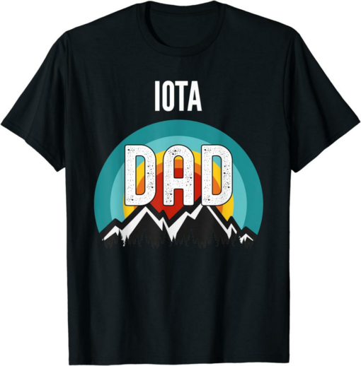 Iota City T-Shirt Dad Crypto Gift For Fathers Day