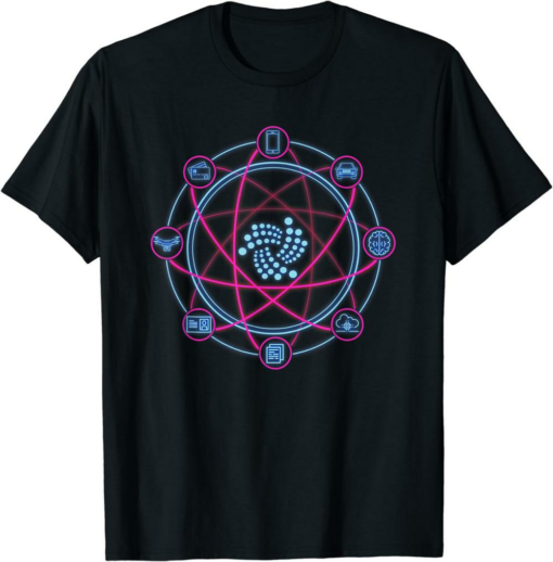 Iota Color Cloud T-Shirt Possible Use Cases Neon Crypto