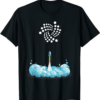 Iota Color Cloud T-Shirt To The Moon Miota Crypto Currency