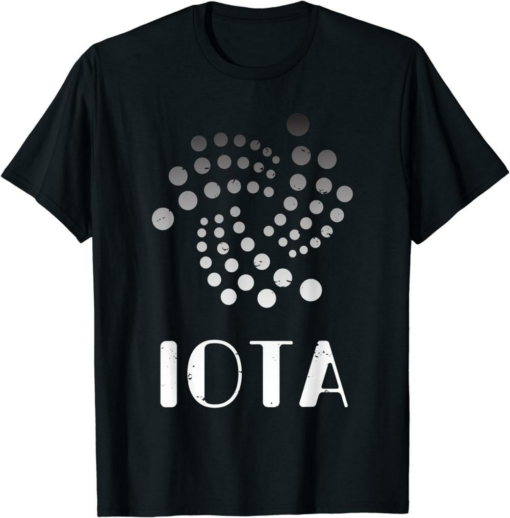 Iota Floating T-Shirt Cryptocurrency Digital Millionaire