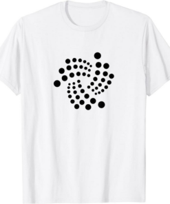 Iota Floating T-Shirt Logo Miota Token Cryptocurrency Tangle