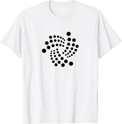 Iota Floating T-Shirt Logo Miota Token Cryptocurrency Tangle