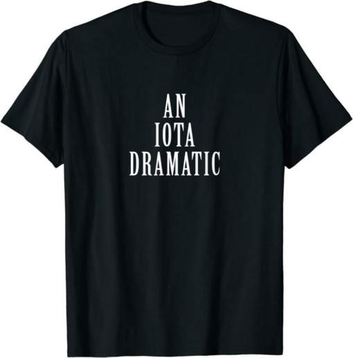 Iota Script T-Shirt An Iota Dramatic Cryptocurrency