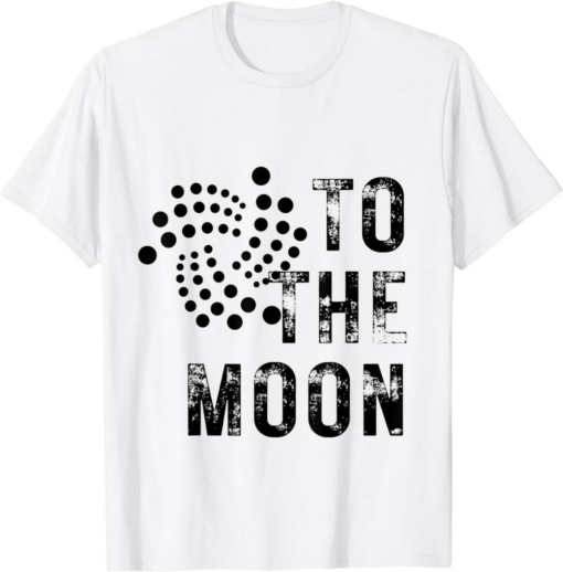 Iota Script T-Shirt Coin To The Moon Miota Crypto