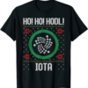 Iota Script T-Shirt Ho Ho Hodl Fun Cryptocurrency Gear