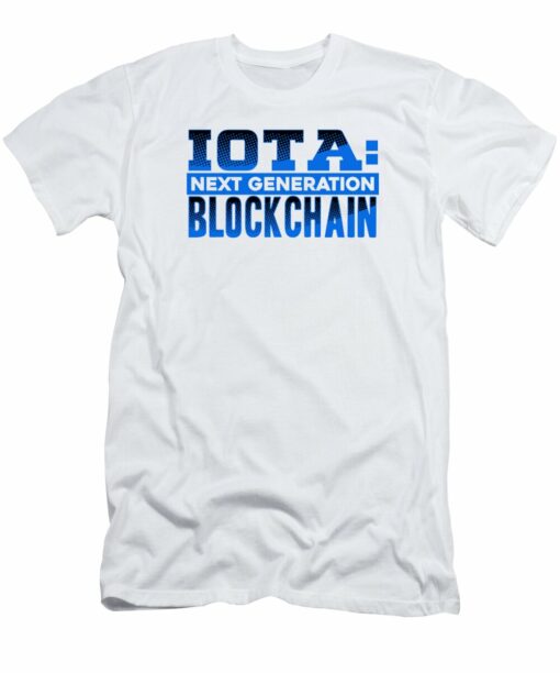 Iota Script T-Shirt Next Generation Blockchain Crypto