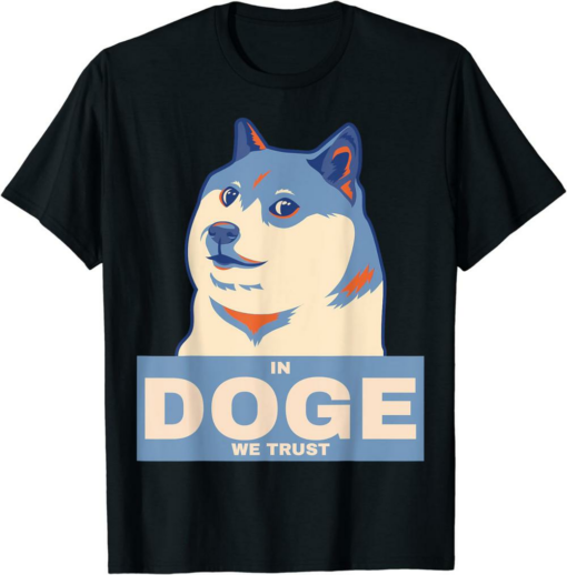 Rodeo Doge Remill T-Shirt In Doge We Trust Cryptocurrency