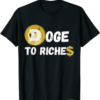 Rodeo Doge Remill T-Shirt To Riches Dodgecoin To The Moon