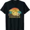 Rodeo Doge T-Shirt Dogecoin Vintage Distressed Sunset Crypto