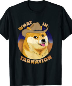 Rodeo Doge T-Shirt What In Tarnation Cowboy Cowgirl Sheep