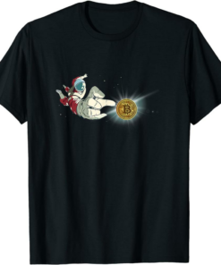 To The Moon T-Shirt Bitcoin Hodl Cryptocurrency Trading