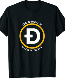 White Wowcoin T-Shirt Dogecoin Much Wow Cryptocurrency