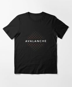 Avalanche T-Shirt AVAX Crypto Altcoin Geometric Criss Cross