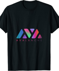 Avalanche T-Shirt AVAX Logo Image Cryptocurrency