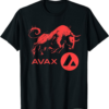 Avalanche T-Shirt AVAX Token Hodl Crypto Millionaire Bullrun