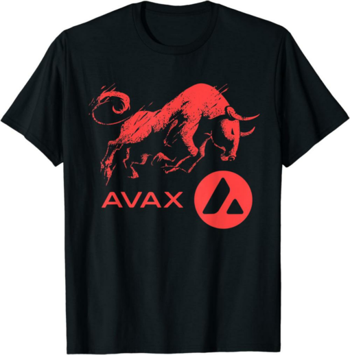 Avalanche T-Shirt AVAX Token Hodl Crypto Millionaire Bullrun