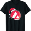 Avalanche T-Shirt Christmas Santa Hat AVAX Hodl Crypto