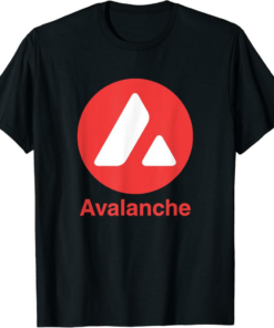 Avalanche T-Shirt Coin Cryptocurrency AVAX Crypto