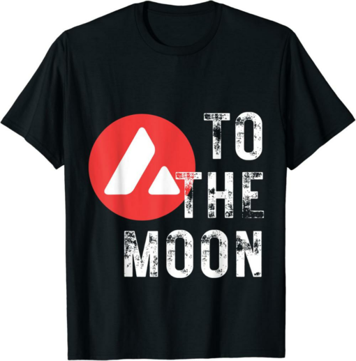 Avalanche T-Shirt Coin To The Moon AVAX Crypto