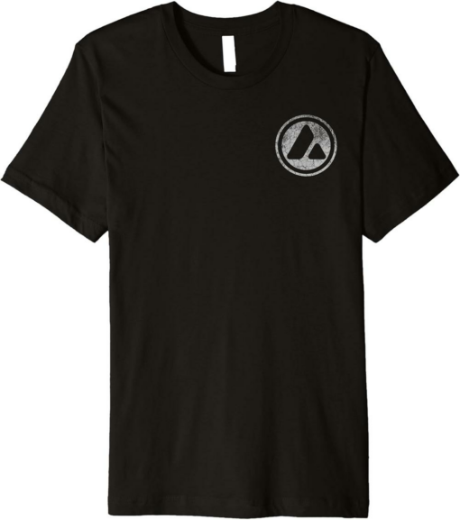 Avalanche T-Shirt Double-Sided AVAX Vintage Crypto Logo