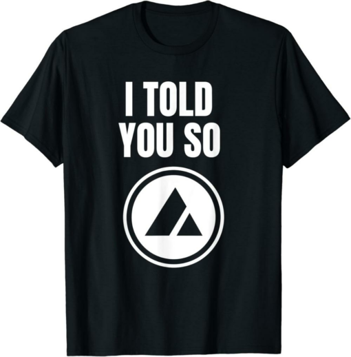 Avalanche T-Shirt Hodler Cryptocurrency Trader