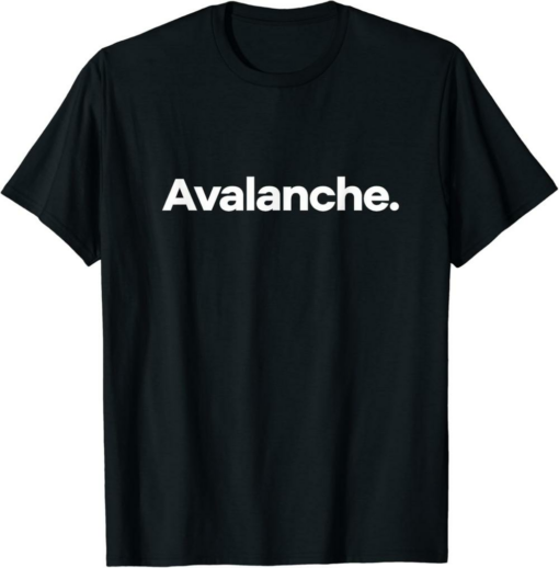 Avalanche T-Shirt That Says Cryptocurrency Trader