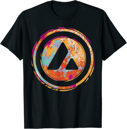 Avalanche T-Shirt Watercolor Cryptocurrency Trader