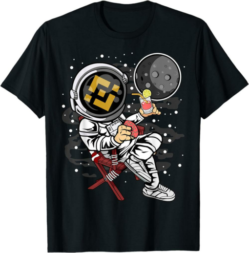 BNB T-Shirt Astronaut Retirement Binance Coin To The Moon