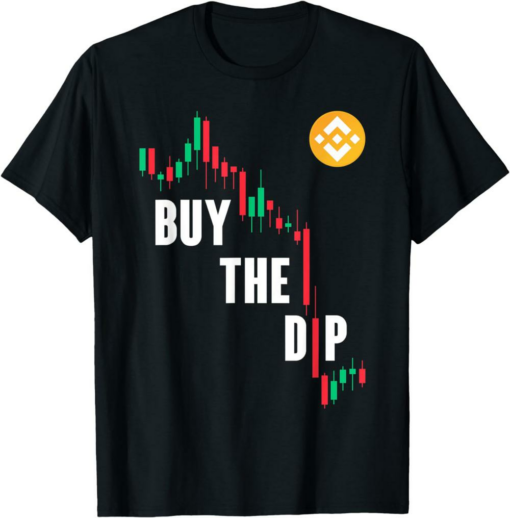 BNB T-Shirt Binance Coin Token Buy The Dip Crypto Hodler