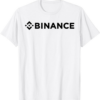 BNB T-Shirt Binance Crypto Camiseta Con Logotipo Blanco