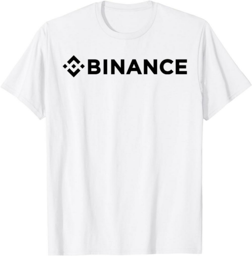 BNB T-Shirt Binance Crypto Camiseta Con Logotipo Blanco