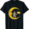 BNB T-Shirt Binance Logo Crypto Flag On Moon To Hodl Bull