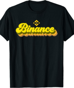 BNB T-Shirt Camiseta Negro Coin Cryptocurrency Fan