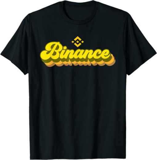 BNB T-Shirt Camiseta Negro Coin Cryptocurrency Fan