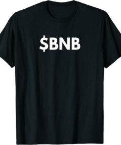 BNB T-Shirt Crypto Cryptocurrency Simple Text Eth