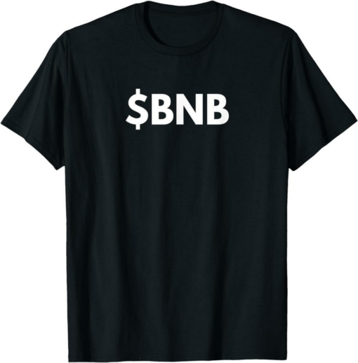 BNB T-Shirt Crypto Cryptocurrency Simple Text Eth