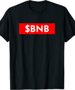 BNB T-Shirt Crypto Cryptocurrency Simple Text Grunge Ticker
