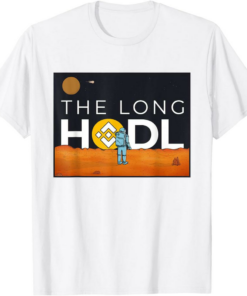 BNB T-Shirt The Long Hodl Coin To The Moon Crypto Item