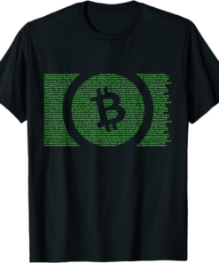 Bitcoin T-Shirt Cash Satoshi Nakamoto Whitepaper Bch Green