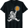 Bitcoin T-Shirt Crypto Funny Hodl Btc Astronaut Crypto Trader