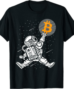 Bitcoin T-Shirt Crypto Funny Hodl Btc Astronaut Crypto Trader