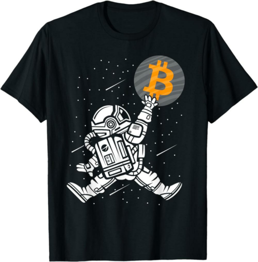 Bitcoin T-Shirt Crypto Funny Hodl Btc Astronaut Crypto Trader