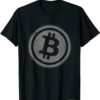 Bitcoin T-Shirt Vintage Btc Logo Crypto Currency Traders